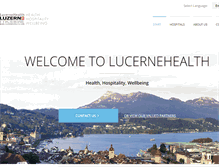 Tablet Screenshot of lucernehealth.com